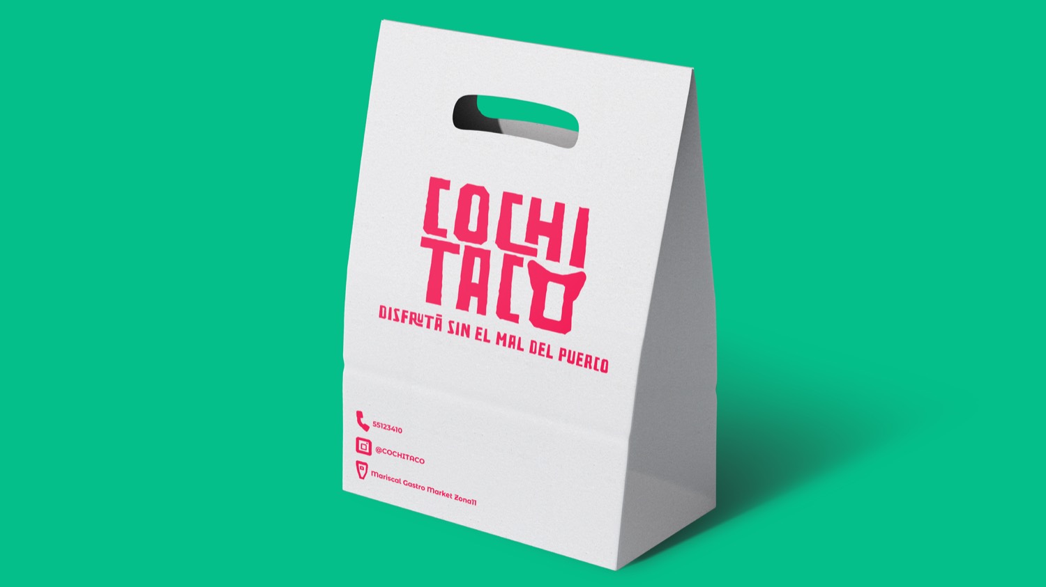 Cochitaco, diseño y branding por CBAS, pieza 01